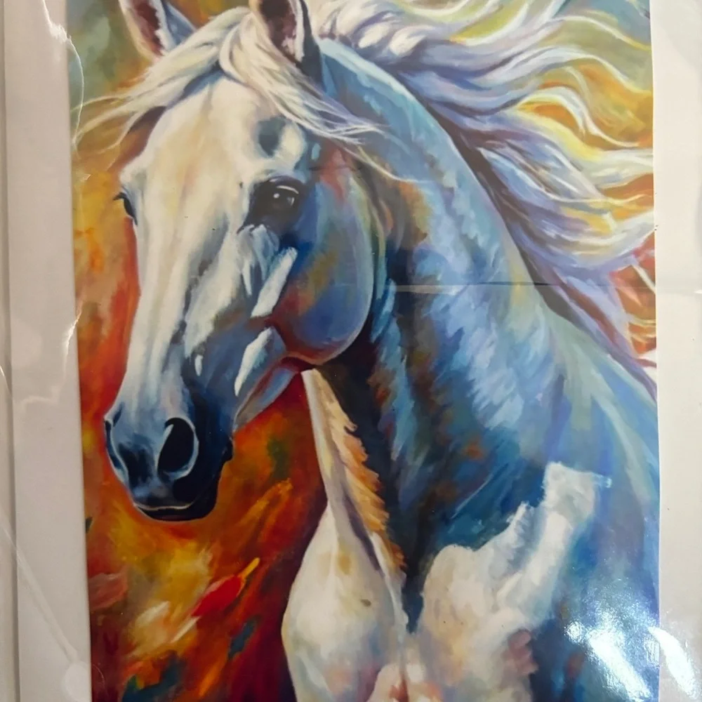 🎨 Horse Art Card Set II | Expressive Equestrian Prints  | Set of 4